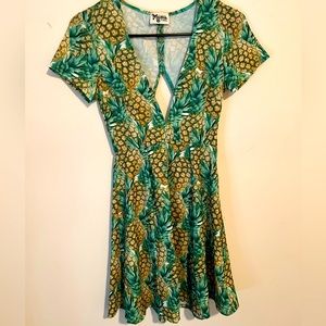 Show Me Your Mumu pineapple Ibiza Dress XS
